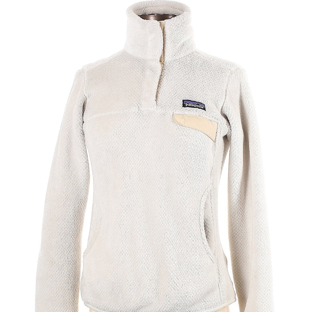 Patagonia Women’s Gray Polartec Pullover Jacket Size Medium